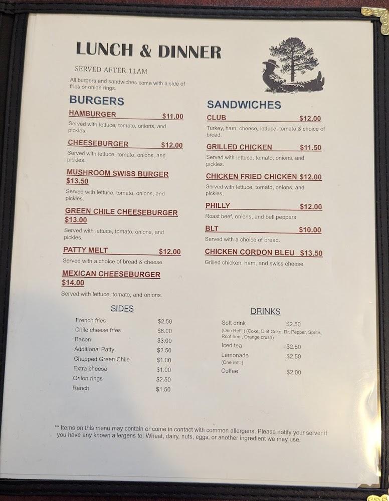 Smokey's Cafe Menu image 3